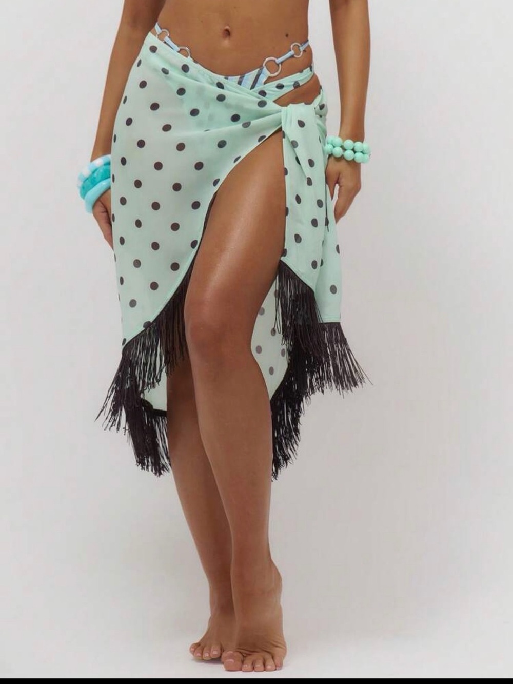 Double Layered Bikini 3-Piece Set - Picture 3 of 6